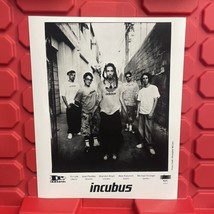 Incubus Epic Records Promotional Photo Rock Heavy Metal 8 x 10 Vintage 1... - $17.99