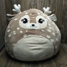Squishmallows Willow Fawn Deer 16&quot; Justice Exclusive Rare Plush Stuffed Animal - $44.54