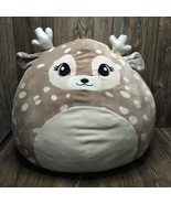 SQUISHMALLOWS Willow Fawn Deer 16&quot; JUSTICE Exclusive RARE Plush Stuffed ... - £34.78 GBP