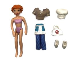 Polly Pocket 2004 Cool Careers Lea Chef Pet Nurse Incomplete - $12.95
