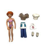 Polly Pocket 2004 Cool Careers Lea Chef Pet Nurse Incomplete - $238.26 MXN
