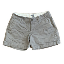 Old Navy Everyday Short Gray Cotton Stretch Flat Front Shorts Women&#39;s Si... - £5.59 GBP