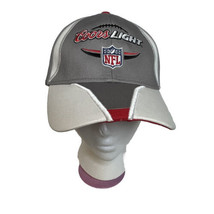 Reebok Coors Light NFL Cap Hat Grey &amp; White One Size Elastic Adjustable ... - £9.41 GBP