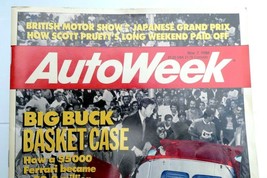 AutoWeek Magazine Nov. 7 1988 Ferrari 250P, 300ZX RX-7 Jaguar XJ 220 Geo... - $15.02