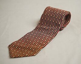 Vintage Zylos George Machado Men's Necktie 100% Silk Tie 55" Geometric D... - $12.86