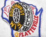 Platteville Wisconsin Southwest Wis Auto Club Cloth Jacket Shirt Patch 3&quot; - $13.85