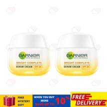 2 X Garnier Skin Naturals Bright Complete Serum Cream SPF 30 PA+++ 50 ml - £33.17 GBP