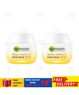 2 X Garnier Skin Naturals Bright Complete Serum Cream SPF 30 PA+++ 50 ml - $787.85 MXN