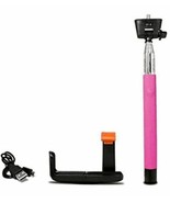 iPlanet Bluetooth Monopod Selfie Stick - Pink - £6.30 GBP