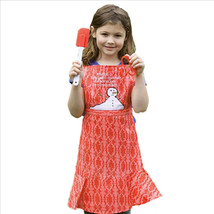 Family Get Together Child Apron Set 18 X 25in Melting Snowman - $10.88