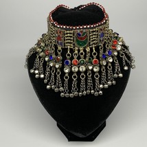 310g, 12&quot;x4.5&quot;Kuchi Choker Necklace Multi-Color Tribal Gypsy Bohemian,B14094 - £37.92 GBP