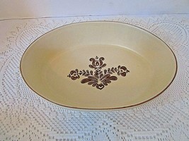 PFALTZGRAFF STONEWARE VILLAGE PATTERN #241 OVAL VEGETABLE BOWL  2&quot; DEEP USA - $9.85