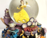 Disney Store Beauty &amp; The Beast &quot;Be Our Guest &quot; Musical Snow Globe VINTA... - £75.91 GBP
