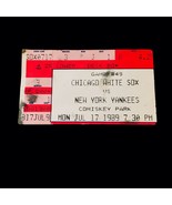 Chicago White Sox vs New York Yankees 07/17/89 Baseball Ticket Stub Carl... - £26.11 GBP