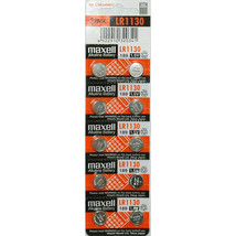 Maxell Batteries LR1130 (189, LR54, AG10) Alkaline Button Size Battery,10 Pack - £7.81 GBP