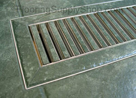 Chameleon Tile Floor Vent Registers 2 1/4 x 10 Thickness 3/8 - £75.67 GBP