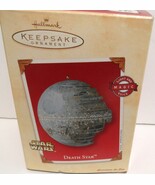 2002 Hallmark Keepsake Magic Light-Voice Ornament Star Wars Death Star Q... - $76.00