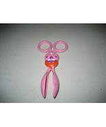 Vintage1994 Nestle Quik Rabbit Bunny Promo Pink Plastic Scissors Spoon - $33.71 CAD