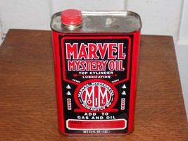 Vintage Marvel Mystery Oil 1 Quart Empty Can - $44.55