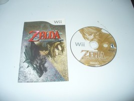 Nintendo Wii The Legend Of Zelda Twilight Princess Game Disc &amp; Manual Tested - £11.87 GBP