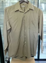 Geoffrey Beene Mens Shirt Size 16.5 34/35 Long Sleeve Button Down - $15.87