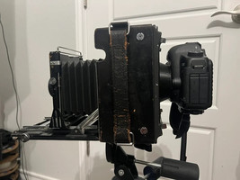 Canon EF to Graflex 4x5 Adapter | DSLR to Large Format Film Back - $417.29 MXN