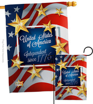 Independence Since 1776 - Impressions Decorative Flags Set S137219-P3 - £44.57 GBP