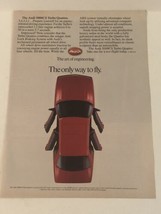 1985 Audi 5000CS Turbo Quattro Car Vintage Print Ad Advertisement pa12 - $6.92