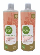 (2 Ct) Simple Truth Vegan Foam Bath With Mangosteen &amp; Coconut Water 16 fl oz - £29.10 GBP