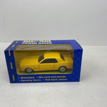 1960&#39;s Ford Mustang, Road &amp; TRACK- Motorized, Die Cast Metal Toy Car, Scale 1/33 - £5.43 GBP