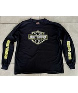 New River Valley VA Harley Davidson Youth Graphic Longsleeve Shirt Black... - $227.03 MXN