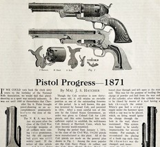 1931 Pistol Progess Since 1871 Partial Article American Rifleman LGADYC4 - $24.99