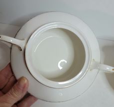 Pope Gosser China la Belle Sugar Bowl & Creamer image 5