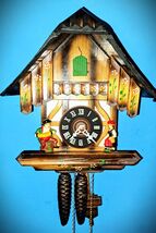 Hubert Herr 1 Day Chalet Cuckoo Clock (Please Read Ad) - $127.71