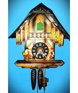 Hubert Herr 1 Day Chalet Cuckoo Clock (Please Read Ad) - $127.71