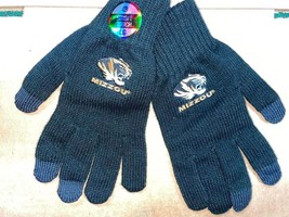 Missouri Tigers BLACK Smart Touch Knitted Gloves LARGE - $16.14