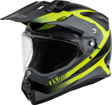 Fly Racing Trekker Pulse Helmet, Black/Hi-Vis, Large - £156.41 GBP