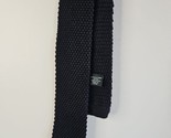 Cravatta stretta 100% cotone J Crew &quot;&quot;The Cotton Tie&quot;&quot;, nera - $11.31