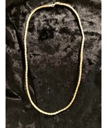  Solid 14K Gold Two Tone Milor Italy Rope Weave Chain Necklace - £179.81 GBP