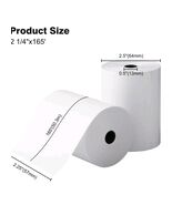 50 GOLDEN WIND Thermal Receipt Rolls, 2 ¼&quot; x165&#39; Cash Register/POS Recei... - $362.34 MXN