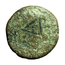 Ancient Greek Coin Alaisa Katane Sicily AE20mm Nymph / Man-headed Bull 02279 - £23.52 GBP
