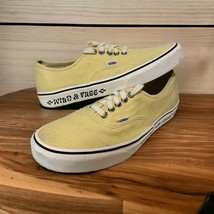 VANS Authentic x Parks Project Men’s Size 9.5 Wild &amp; Free Mellow Yellow Sneakers - £18.53 GBP