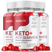 Activlife ACV Keto Gummies, Activ Life Gummies Maximum Strength (3 Pack) - £70.26 GBP