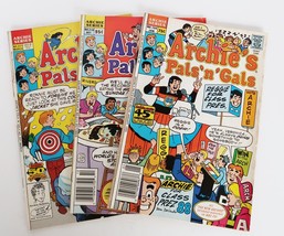 Lot of Three 1980s and 1990s Archie's Pals and Gals Comic Books #194 210 221 - $14.99