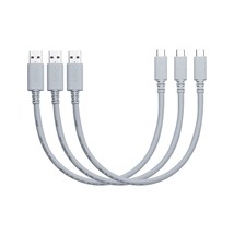 Usb C 10Gpbs [1Ft, 3-Pack] Type-C To A Cable, Cool Grey - £20.90 GBP