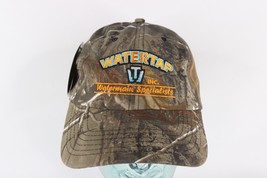 NOS Vintage Watertap Watermain Specialists Realtree Camouflage Cotton Dad Hat - £18.34 GBP