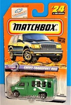 Matchbox 1999 Speedy Delivery Series #24 Chevy Transport Bus National Rental Car - £5.41 GBP
