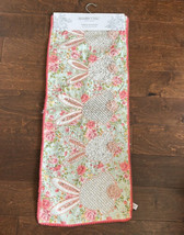 Shabby Chic Easter Bunny Floral Print  Runner Beaded 14”x36” New - £35.62 GBP