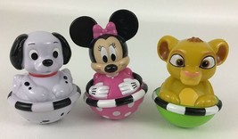 Disney Sassy Teeter Toddlers Roly Poly Lot Minnie Mouse 101 Dalmatians Lion King - £23.35 GBP