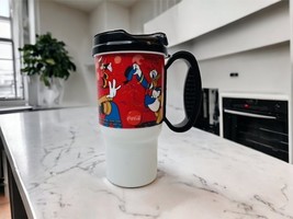 Disney Parks Mug Mickey Coca Cola Refill Travel Celebrate Today Whirley ... - $15.87
